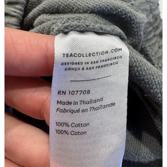 Tea Collection Printed Shorts Boys Size 8 Green Elastic Waist Pull On Pockets - Picture 7 of 8